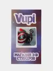 Черный 3d стикеры (наклейки) на телефон Marvel Мстители