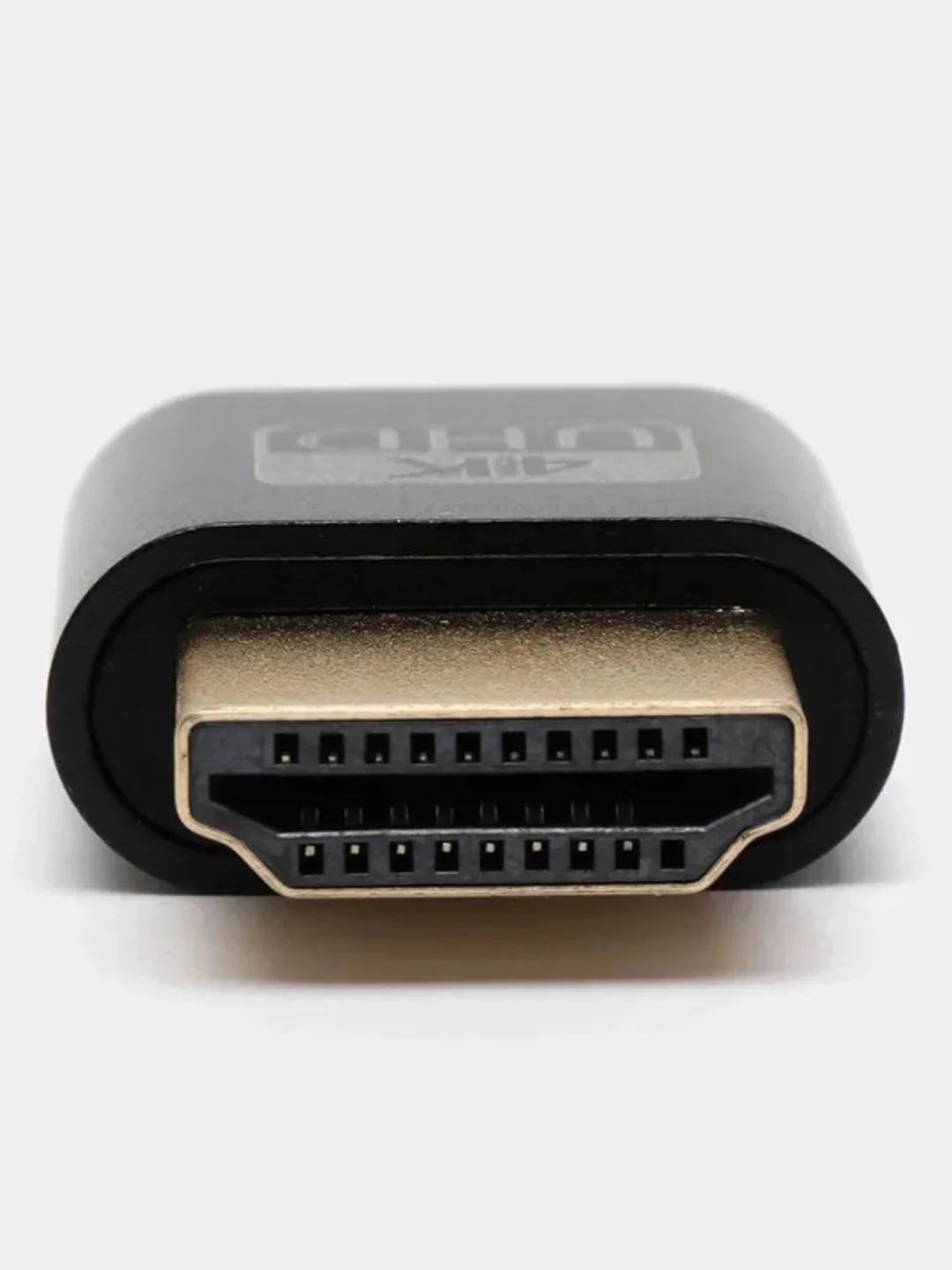 Черный эмулятор монитора, виртуальный дисплей HDMI DDC EDID