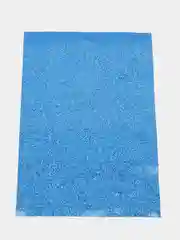 Синий кожзам с мелкими блестками гладкий, искусственная кожа