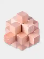 Серый деревянные головоломки