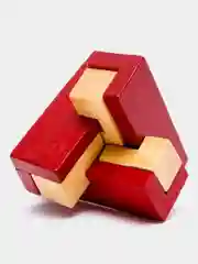 Багровый деревянные головоломки