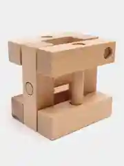 Бежевый деревянные головоломки