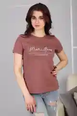 Коралловый футболка женская много расцветок Хоум Стайл, 2094Ф