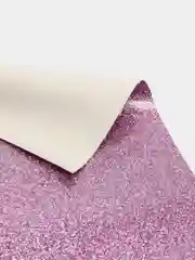Сиреневый кожзам с мелкими блестками гладкий, искусственная кожа