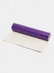 Фиолетовый кожзам с мелкими блестками гладкий, искусственная кожа