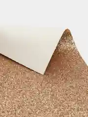 Бежевый кожзам с мелкими блестками, искусственная кожа