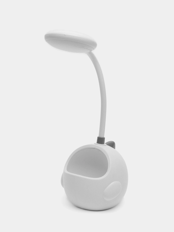 Настольная лампа "Динозаврик" LED 3Вт, USB, белый, 10 х 9,5 х 34 см