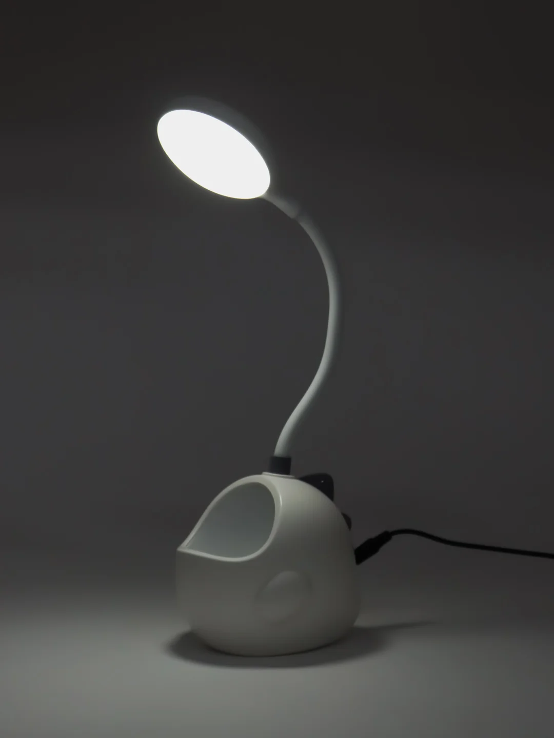 Настольная лампа "Динозаврик" LED 3Вт, USB, белый, 10 х 9,5 х 34 см