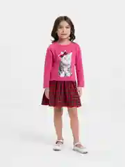 Бордовый платье для девочки с длинным рукавом, 2,3,4,5 лет