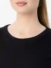 Черный топ на завязках, женский