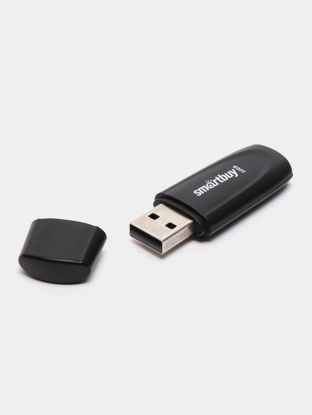 Черный флеш-накопитель SmartBuy, флешка USB 2.0, 8, 16, 32, 64 ГБ