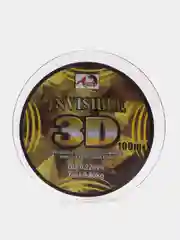 Зелёный хаки леска INVISIBLE 3D, 100 м, от 0,08-0,25