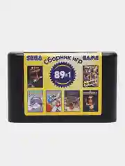 Картридж для игровой видеоприставки 16 bit, 16B22 Arcade, 89 встроенных игр