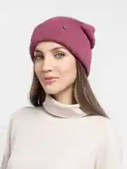 Багровый шапка женская Звезда
