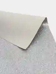 Серебряный кожзам с мелкими блестками гладкий, искусственная кожа