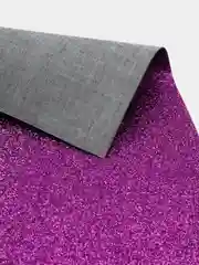 Фиолетовый кожзам с мелкими блестками, искусственная кожа