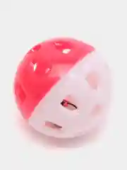Вишнёвый игрушка для кошек и птиц "Мяч", с колокольчиком