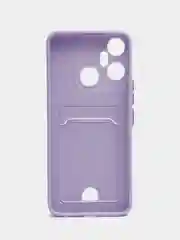 Золотой чехол INFINIX SMART 6 PLUS с защитой камеры и карман для пластиковой карты