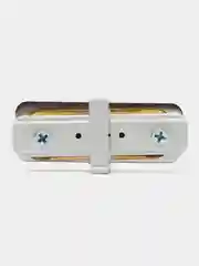 Белый коннектор I-образный JazzWay PTR CI-BL, накладной, шинопровод, черный