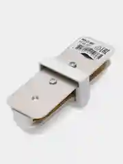 Белый коннектор I-образный JazzWay PTR CI-BL, накладной, шинопровод, черный