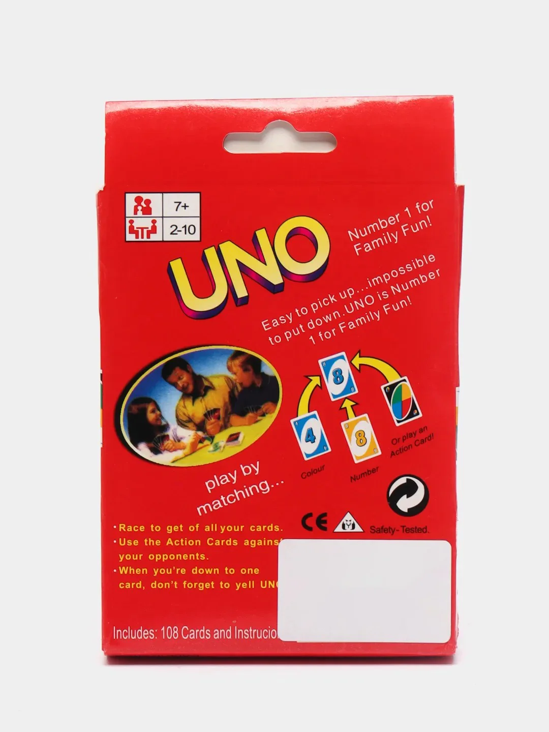 Алый настольная игра UNO для детей и взрослых