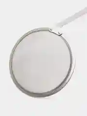 Серебряный сито из нержавеющей стали, с длинной ручкой, диаметр 10 см