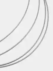 Серый металлик пластик для 3D принтера PETG KingPlast, 1 кг