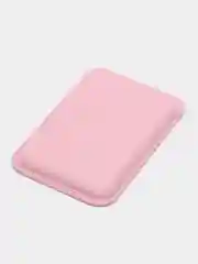 Розовый кошелек из эко-кожи для карт MagSafe Leather Wallet на iPhone 12, 13 ProMax