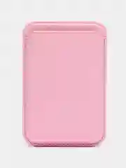 Розовый кошелек из эко-кожи для карт MagSafe Leather Wallet на iPhone 12, 13 ProMax