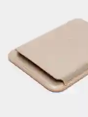 Золотой кошелек из эко-кожи для карт MagSafe Leather Wallet на iPhone 12, 13 ProMax