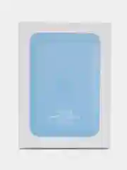 Небесно-голубой кошелек из эко-кожи для карт MagSafe Leather Wallet на iPhone 12, 13 ProMax