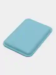 Небесно-голубой кошелек из эко-кожи для карт MagSafe Leather Wallet на iPhone 12, 13 ProMax