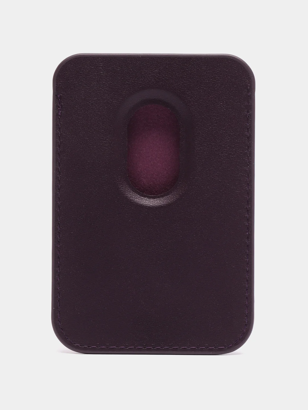 Фиолетовый кошелек из эко-кожи для карт MagSafe Leather Wallet на iPhone 12, 13 ProMax