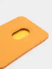 Желтый кошелек из эко-кожи для карт MagSafe Leather Wallet на iPhone 12, 13 ProMax