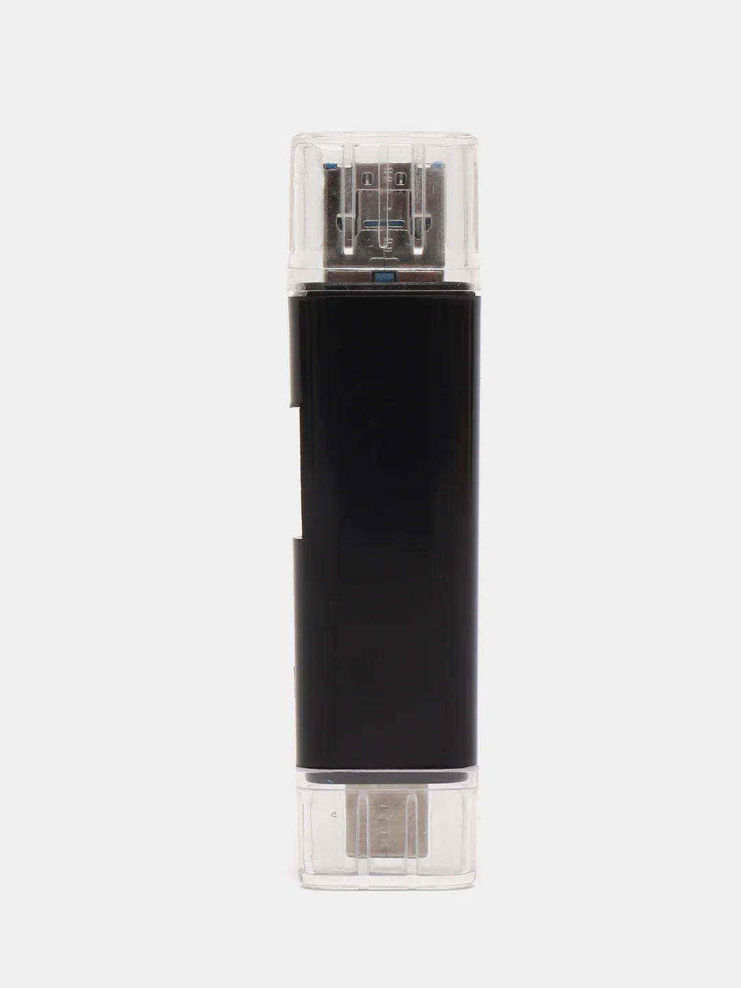 Белый картридер USB, TF, MicroSD, Type-C, переходник, адаптер для гаждетов