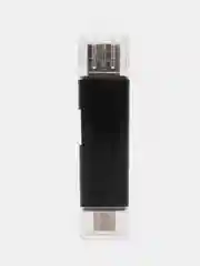 Белый картридер USB, TF, MicroSD, Type-C, переходник, адаптер для гаждетов