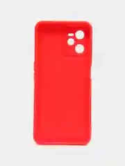 Красный чехол на Realme C35, с защитой камеры