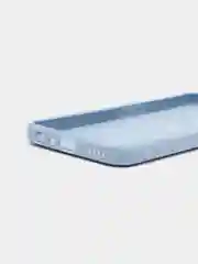 Небесно-голубой чехол на Realme C35, с защитой камеры