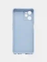 Небесно-голубой чехол на Realme C35, с защитой камеры