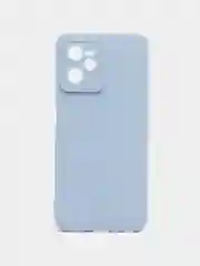 Небесно-голубой чехол на Realme C35, с защитой камеры