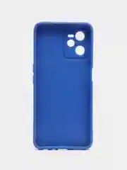 Синий чехол на Realme C35, с защитой камеры