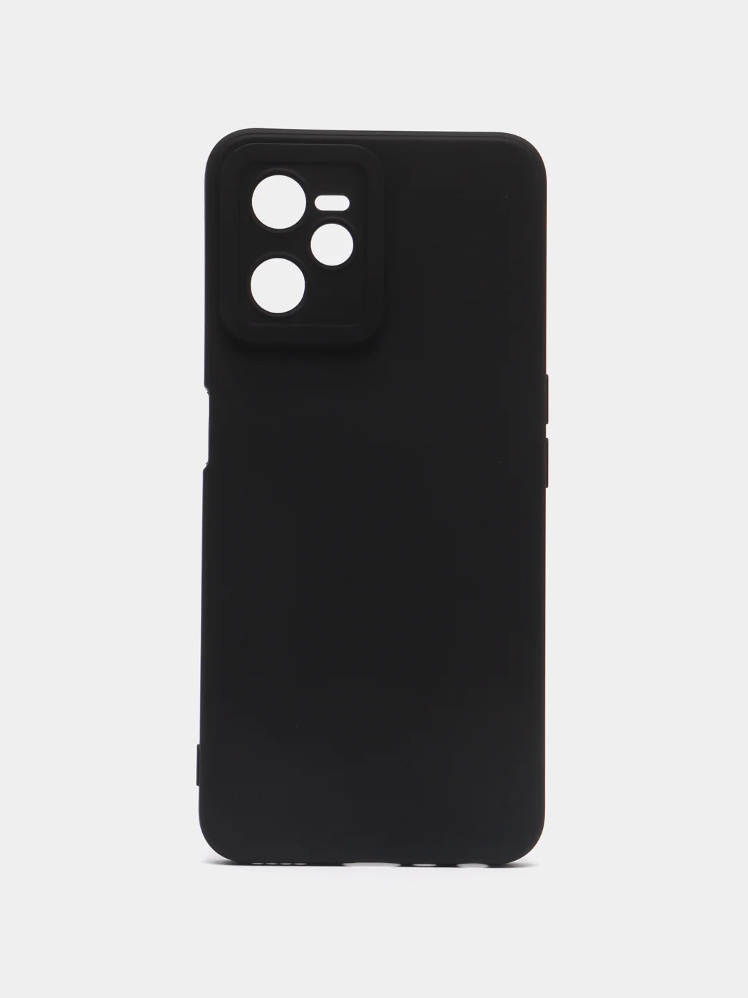 Черный чехол на Realme C35, с защитой камеры