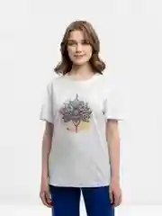 Ледяной футболка женская, белая, с принтом