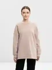 Бежевый спортивный женский костюм на флисе: штаны и худи
