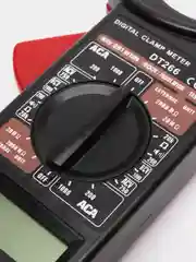 Мультиметр цифровой со звуковой прозвонкой DT-266, клещи