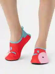 Красный детские коралки Аквашузы для мальчика, для девочки