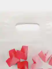Розовый подарочный пакет