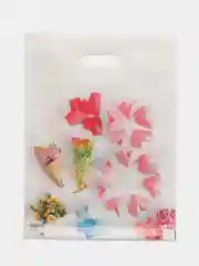 Розовый подарочный пакет