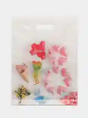Розовый подарочный пакет