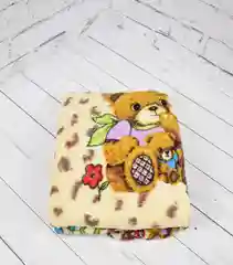 Бежевый плед бамбук